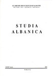 'Byzantine Albania', në Studia Albanica, 2001